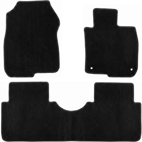Honda Crv RW black carpet floor mats