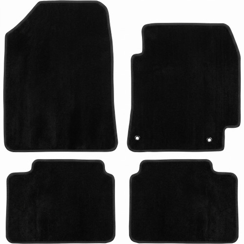 Hyundai Elantra AD black carpet floor mats