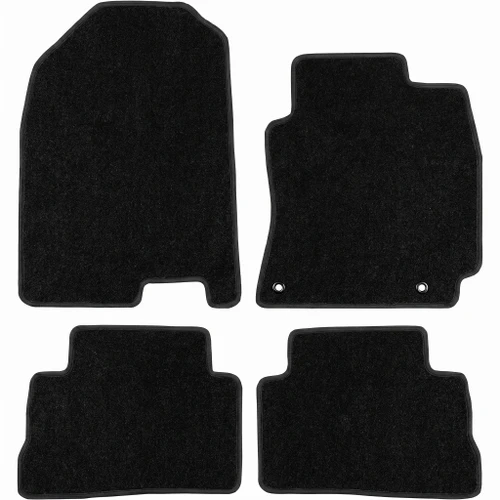 Hyundai Kona OS black carpet floor mats