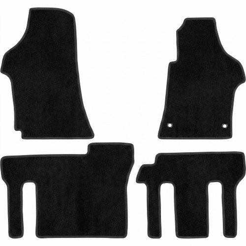 Hyundai Imax TQ black carpet floor mats