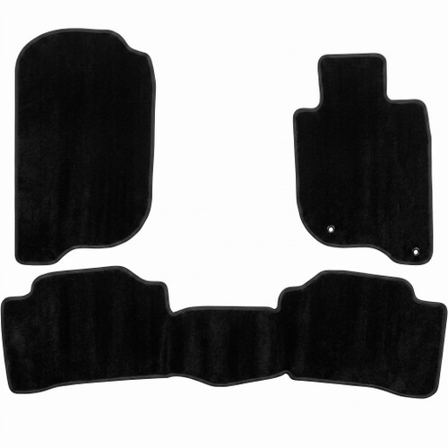 Mitsubishi Pajero Sport QE MY16 black carpet floor mats