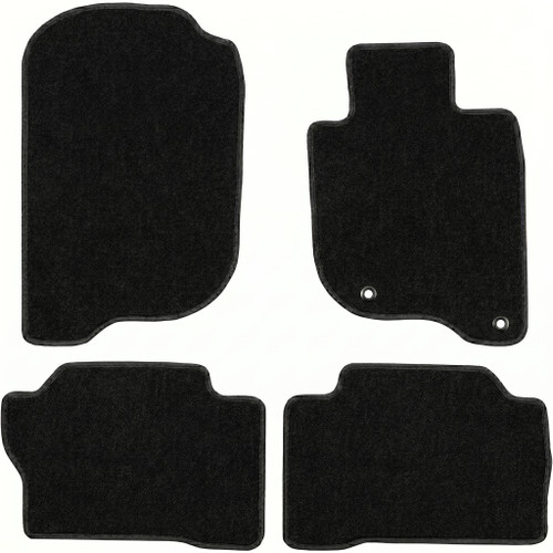Mitsubishi Pajero Sport QE MY16 black carpet floor mats