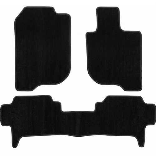 Mitsubishi Challenger KH MY10 black carpet floor mats