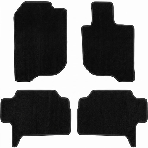 Mitsubishi Challenger KH MY10 black carpet floor mats