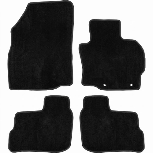 Mitsubishi Mirage LA black carpet floor mats