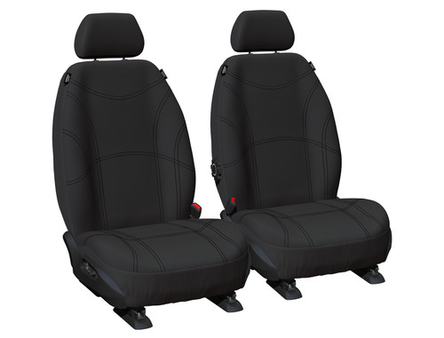 front row custom fit black neoprene car seat covers triton