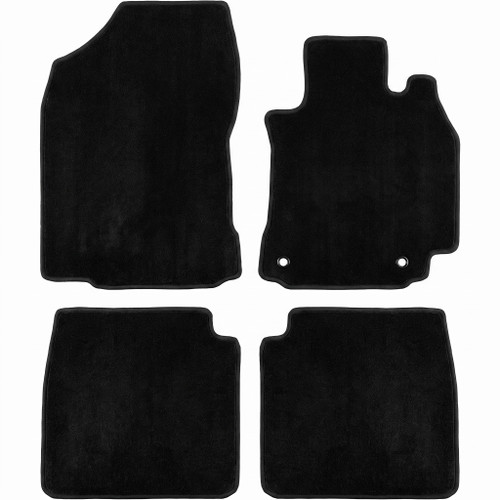 Toyota Corolla (Sedan) ZRE172R black carpet floor mats
