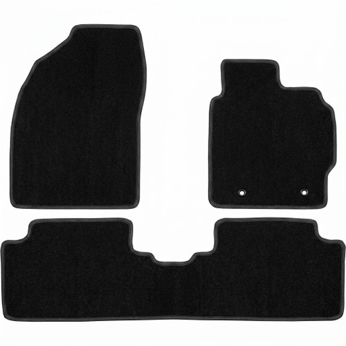 Toyota Corolla (Hatch) ZRE152R black carpet floor mats