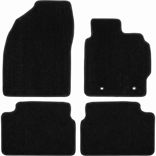 Toyota Corolla (Hatch) ZRE152R black carpet floor mats