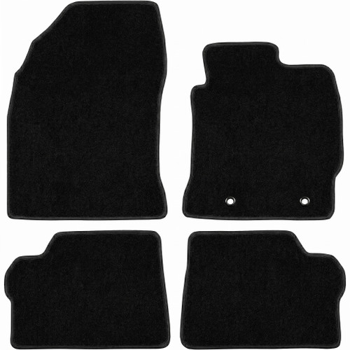 Toyota Corolla (Hatch) ZRE182R black carpet floor mats