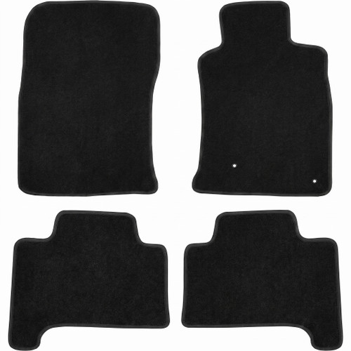 Toyota Prado (Auto) KDJ120R black carpet floor mats