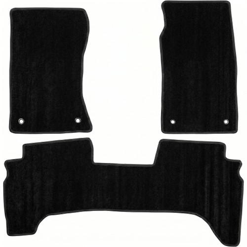 Toyota Hilux LN147R black carpet floor mats