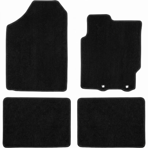 Toyota Yaris (Hatch) NCP130R 131R black carpet floor mats