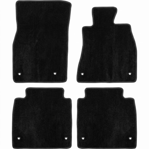 Lexus LS600 HL UVF46R black carpet floor mats