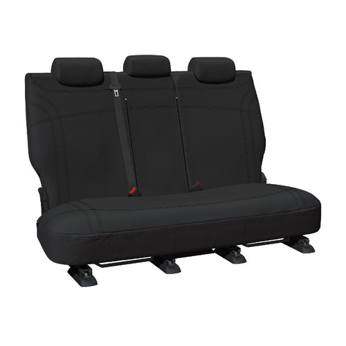 Getaway Neoprene Rear Black - Black Stitch Seat Cover Suits Rav4 50 Series Hybrid 2019-On