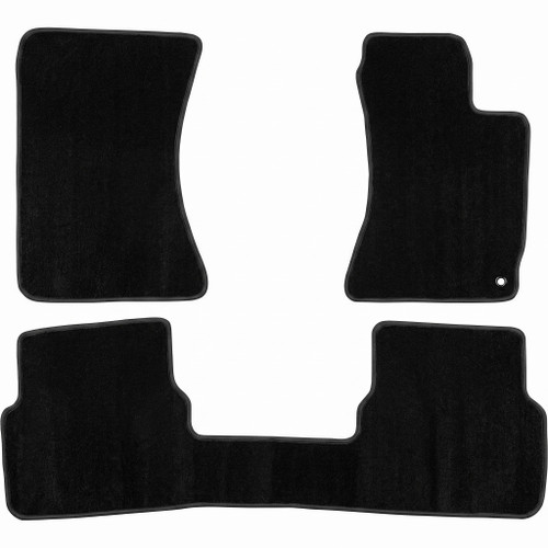 Subaru Forester 79V MY07 black carpet floor mats