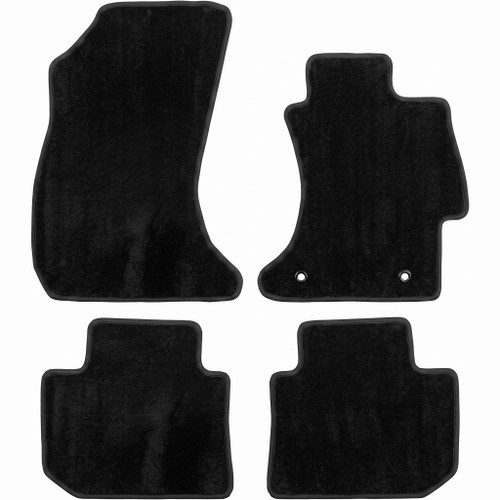 Subaru XV (Crosstrek - US) black carpet floor mats