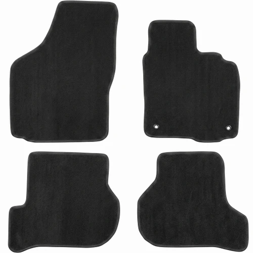 Volkswagen Golf 6GEN V11 black carpet floor mats