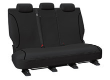 Volkswagen Amarok 2H Tradies Black Canvas Rear Row 2 Seat Covers