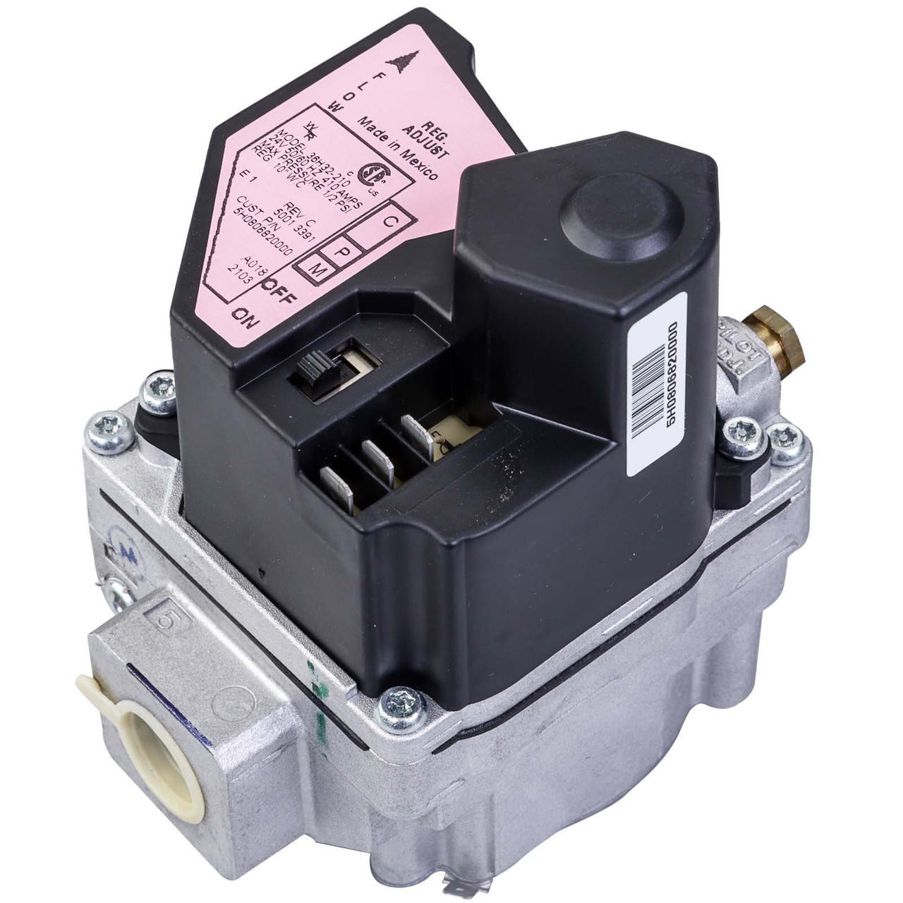 Modine 5H80682 FP 56146 1/2 Inch LP Gas Valve, 24V, 10 Inch WC