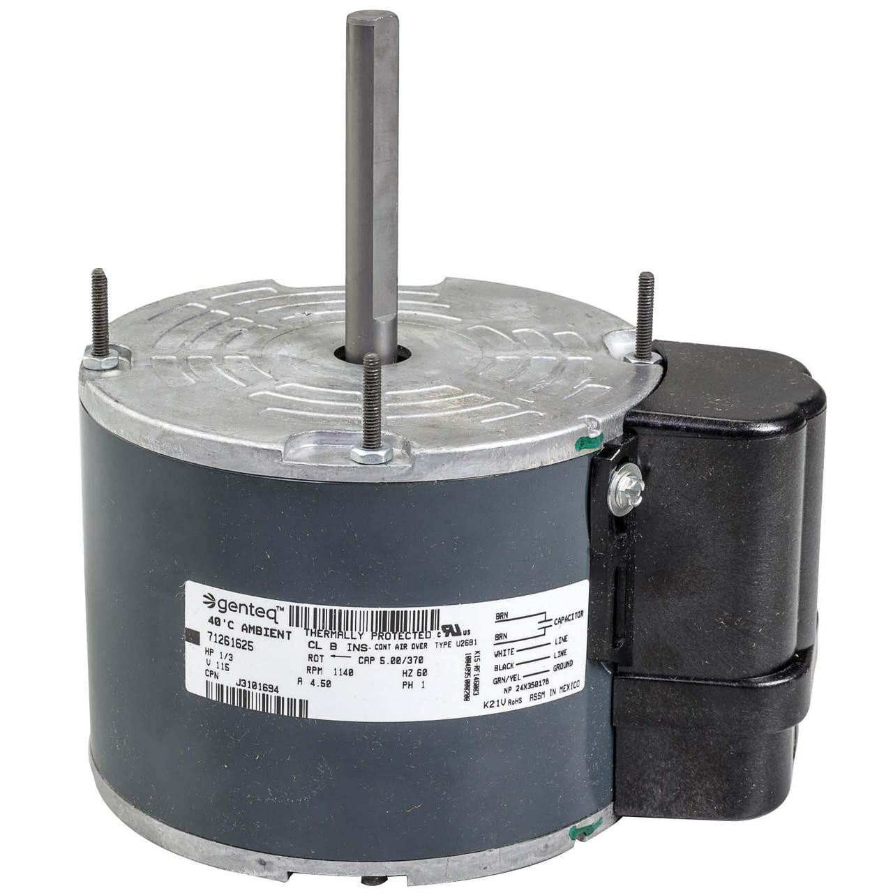 J31R01694 Totally Enclosed Fan Motor, Fasco 7126-1625