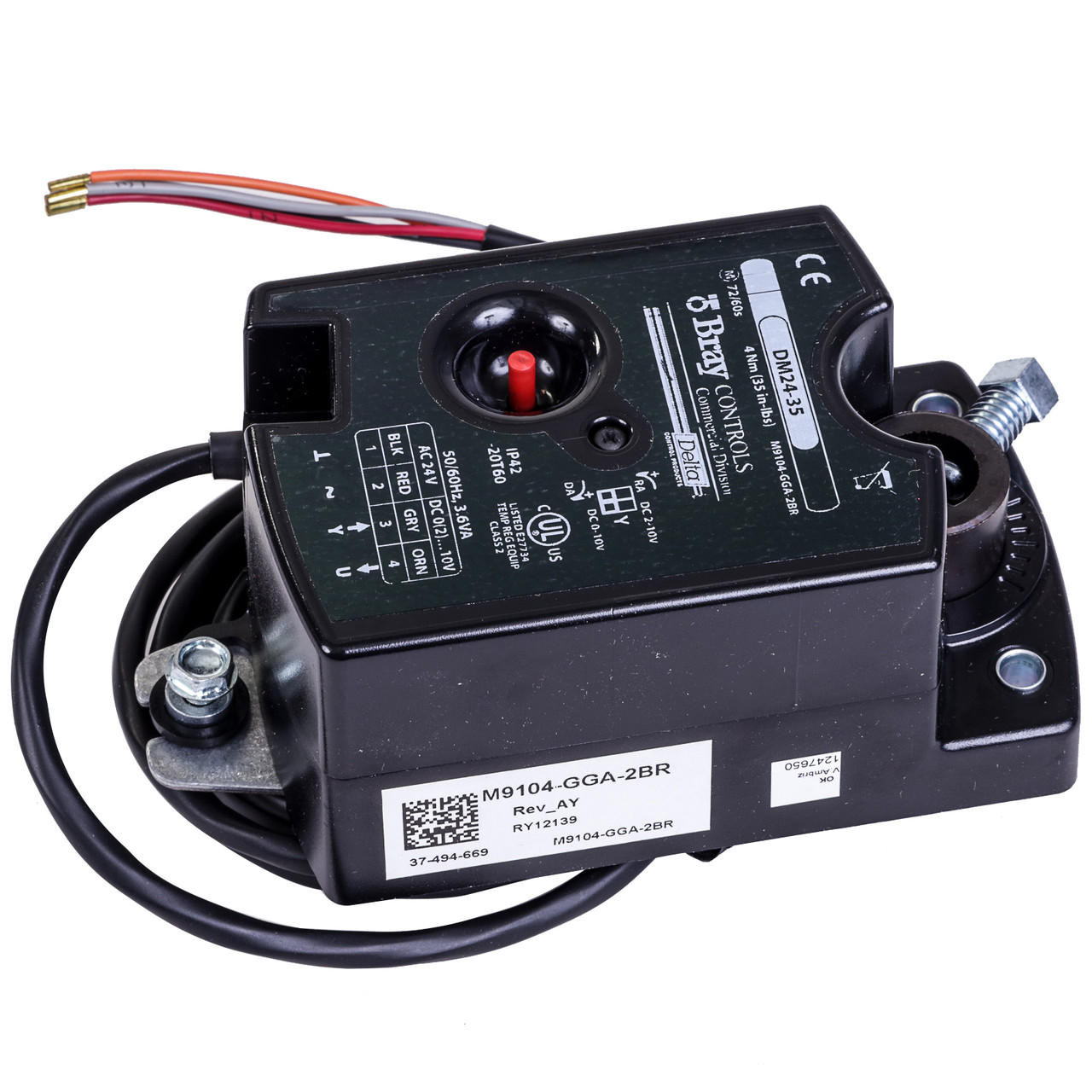 Bray DM24-35 Electric Actuator, Non-Spring Return, 24V, 35 Lb. In.