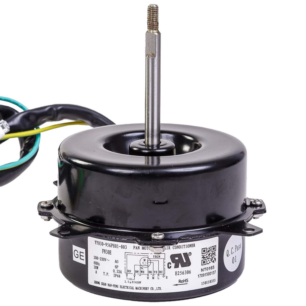 Dora-Fan　オーダー GE WJ95X10032 Fan Motor With Wiring Harness, OEM YY-030