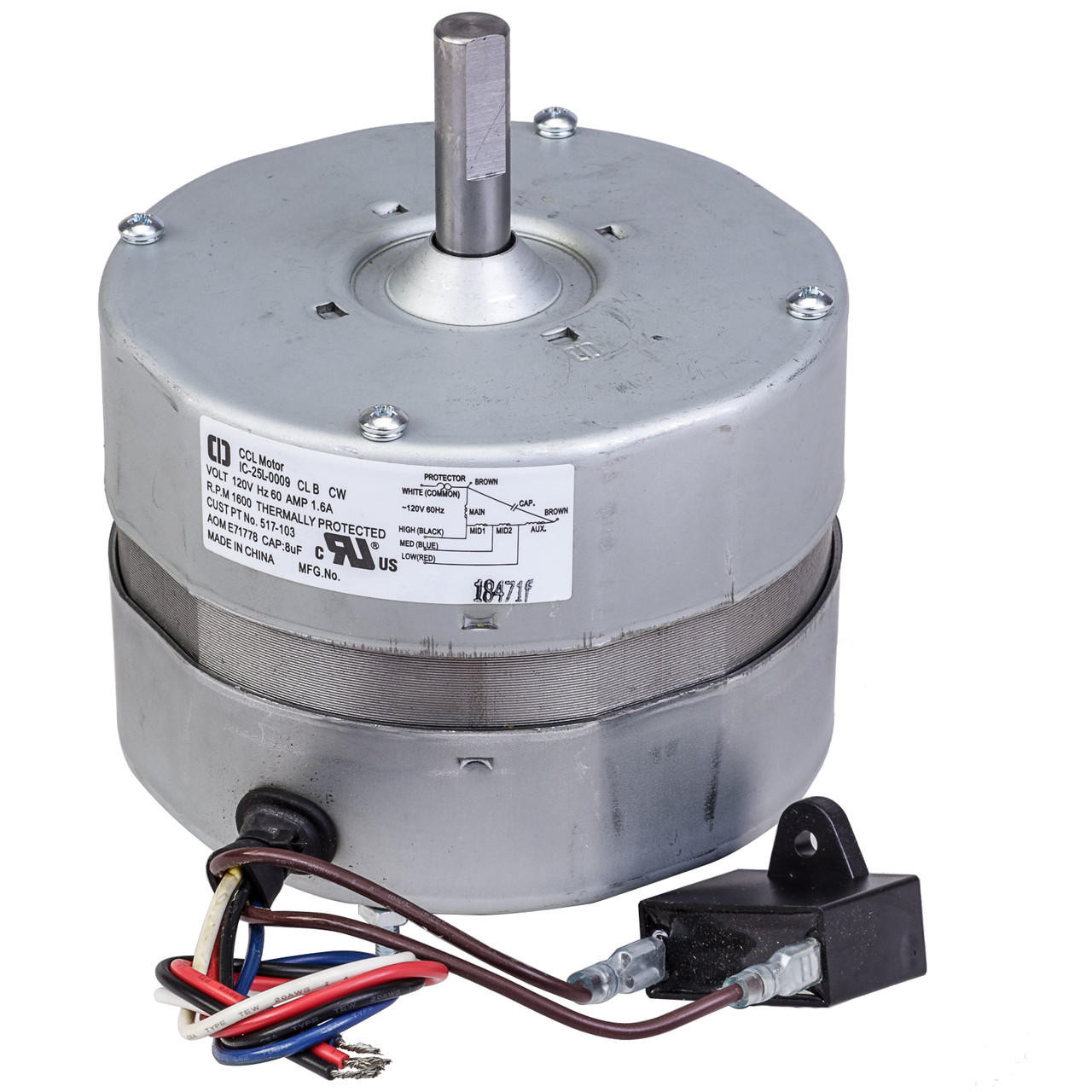 Berko / Marley / QMark 517-103 Motor, Totally Enclosed