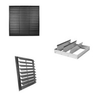 Louvers, Shutters And Backdraft Dampers