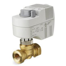  Siemens Building Technology 243-00211 Two-Way Zone Valve Assembly 24V Normally Open Spring Return Actuator 1/2" 2.5Cv 