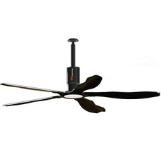 Schwank MonsterFans MF-ST08-BK 8 Foot HVLS Fan, 120V/1Ph, Black