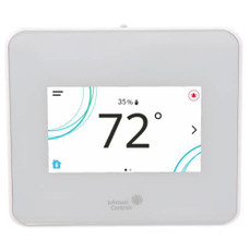 Johnson Controls TEC3000 Stand-alone Thermostat Controller w/ Dehumidification (White) 