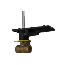Honeywell 1/2" 2 Way Brass Threaded Control Ball Valve for DCA Actuator (4.7 Cv) 