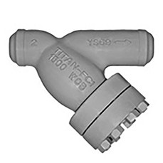  Titan Flow Control YS69C0300 3 Inch Y Strainer, Carbon Steel, ANSI Class 1500, Butt Weld Ends Sch. 160, Epoxy Painted 