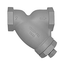  Titan Flow Control YS81C0150 1 1/2 Inch Y Strainer, Carbon Steel, ANSI Class 600, Threaded Ends, Gasketed Caps, Epoxy Painted 