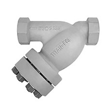  Titan Flow Control YS86C0200 2 Inch Y Strainer, Carbon Steel, ANSI Class 2500, Socket Weld Ends, Epoxy Painted 