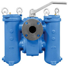  Titan Flow Control DS695I0125 1 1/4 Inch Duplex Strainer, Cast Iron, ASME Class 125, Flanged Ends 