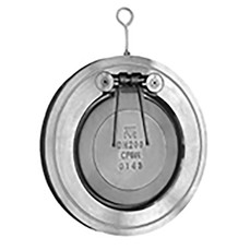 Titan Flow Control CV12S0400 4 Inch Check Valve, Wafer Type, Stainless Steel Body, PTFE Seat