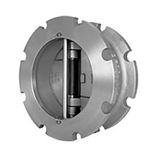  Titan Flow Control CV42SSV0200 2 Inch Check Valve, Wafer Type, Stainless Steel Body, Viton Seat 