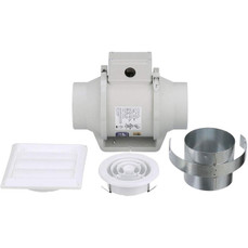  Soler And Palau KIT-TD150 6 Inch Inline Mixed Flow Duct Fan Kit 