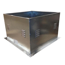  Canarm RCGVL38.5 38.5 In X 38.5 In x 12 In Tall Galvanized Vented Roof Curb 