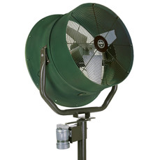  Triangle HV3013OC-W-GRN 30 Inch JetAire High Velocity Oscillating Fan, 7,900 CFM, 230V/1Ph, 1/2 HP 