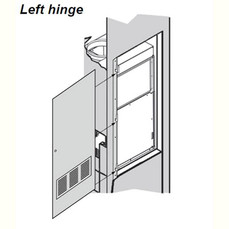  Amana AVLWP01A-L VTAC Louvered Wall Access Panel and Return Air Grille, LEFT Hand Swing 