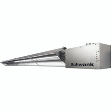 duraSchwank STW2-80-20-AN Harsh Environment Tube Heater, Natural Gas, 120V Burner, 24V Controls, 80,000 BTUH, 20 Ft Straight Tube, 2 Stage