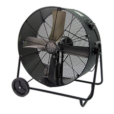  TPI PBS-42-B-3 42 Inch Industrial Belt Drive Portable Swivel Blower, 10,600 CFM, 240V/480V/3Ph 