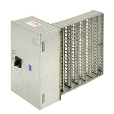 Markel 8PD25-2016-2-3 Electric Duct Heater, 25KW, 2 Step, 208V/3Ph, 19.5 In. W x 15.0 In. H Element