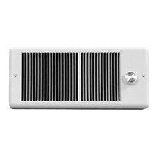  Markel HF4320TRPW Low Profile Fan Forced Wall Heater, White Color, With Thermostat, 2000 Watts, 208/240V/1Ph 