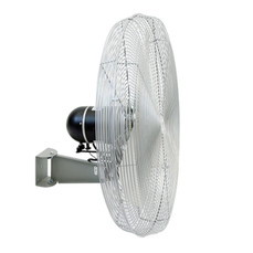  TPI ACU-24-WO 24 Inch Industrial Unassembled Wall Mounted Oscillating Circulator, Gray, 3800 CFM, 120V/1Ph 