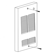 Berko / Marley / QMark SEDFCC Front Cover For SED Wall Heaters