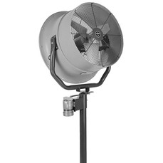  Triangle HV3013OC-Y 30 Inch JetAire High Velocity Oscillating Fan, 7,900 CFM, 230 Volts 3 Phase 1/2HP 